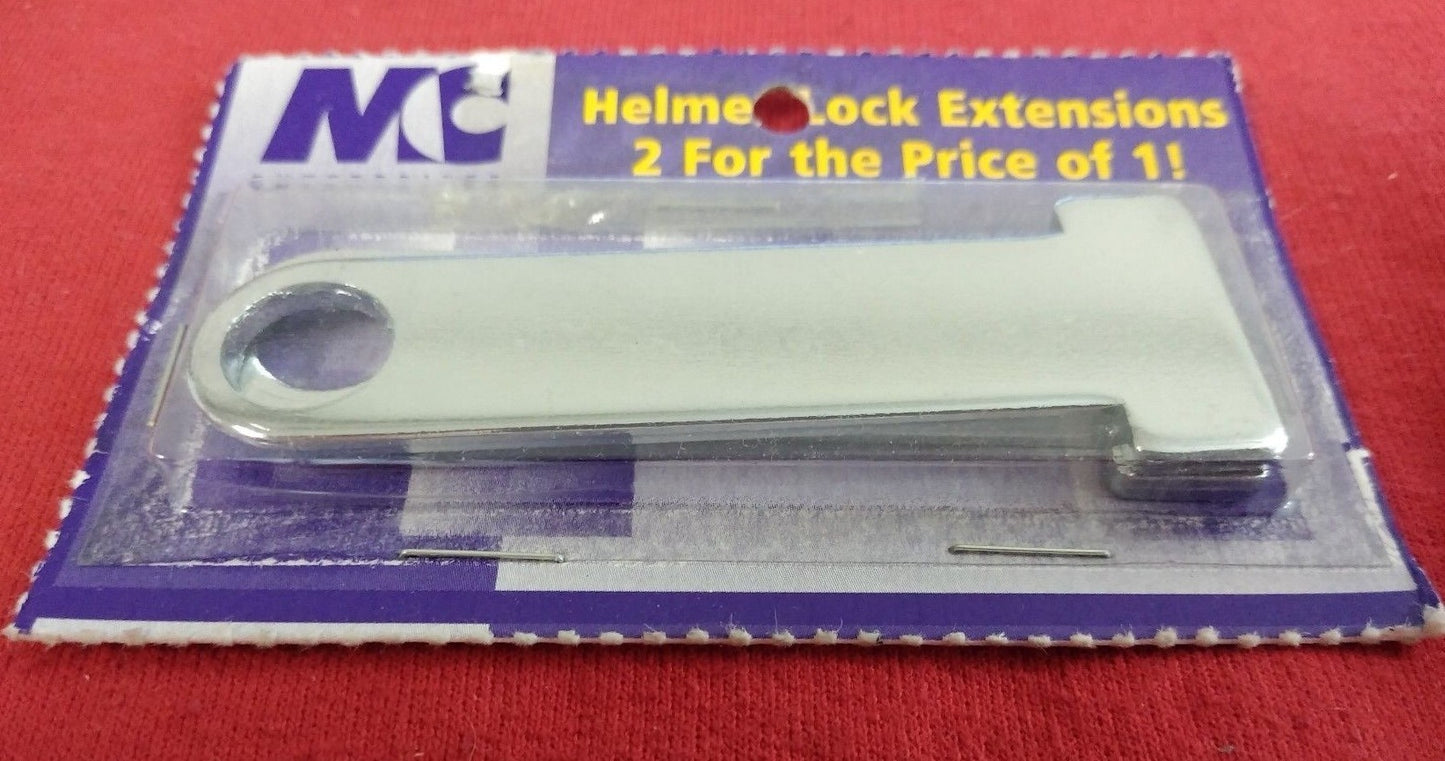 NEW MC Enterprises Helmet Lock Set of 2 / MC492 Chrome