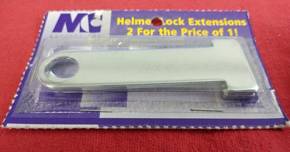 NEW MC Enterprises Helmet Lock Set of 2 / MC492 Chrome