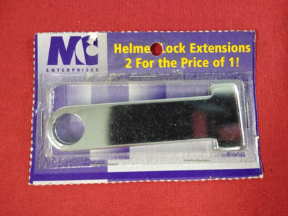 NEW MC Enterprises Helmet Lock Set of 2 / MC492 Chrome