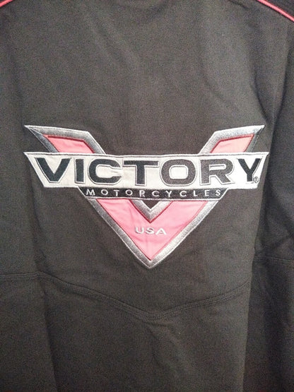 NEW VICTORY Black Polo Shirt / Size Medium / P286377603