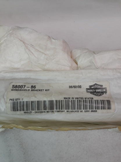NEW HARLEY DAVIDSON Windshield Bracket Kit Part# 58007-86