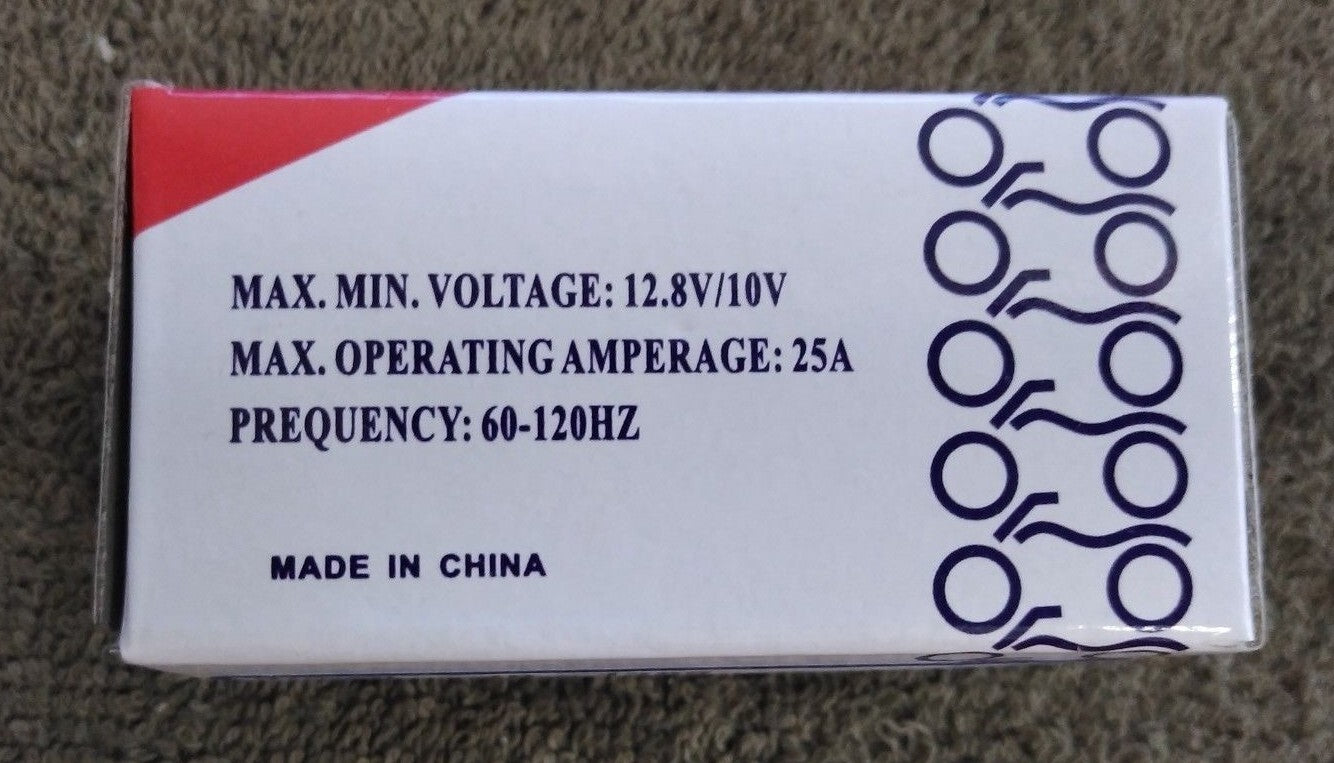 NEW K&S 12.8V/10V Elect. 2 Prong Flasher Relay 10-1395 / Max 25A / 60-120HZ
