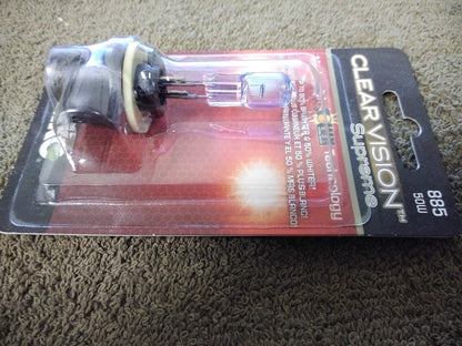 NEW Clear Vision Supreme Bulb 885 / 50Watts / 12.8 Volt