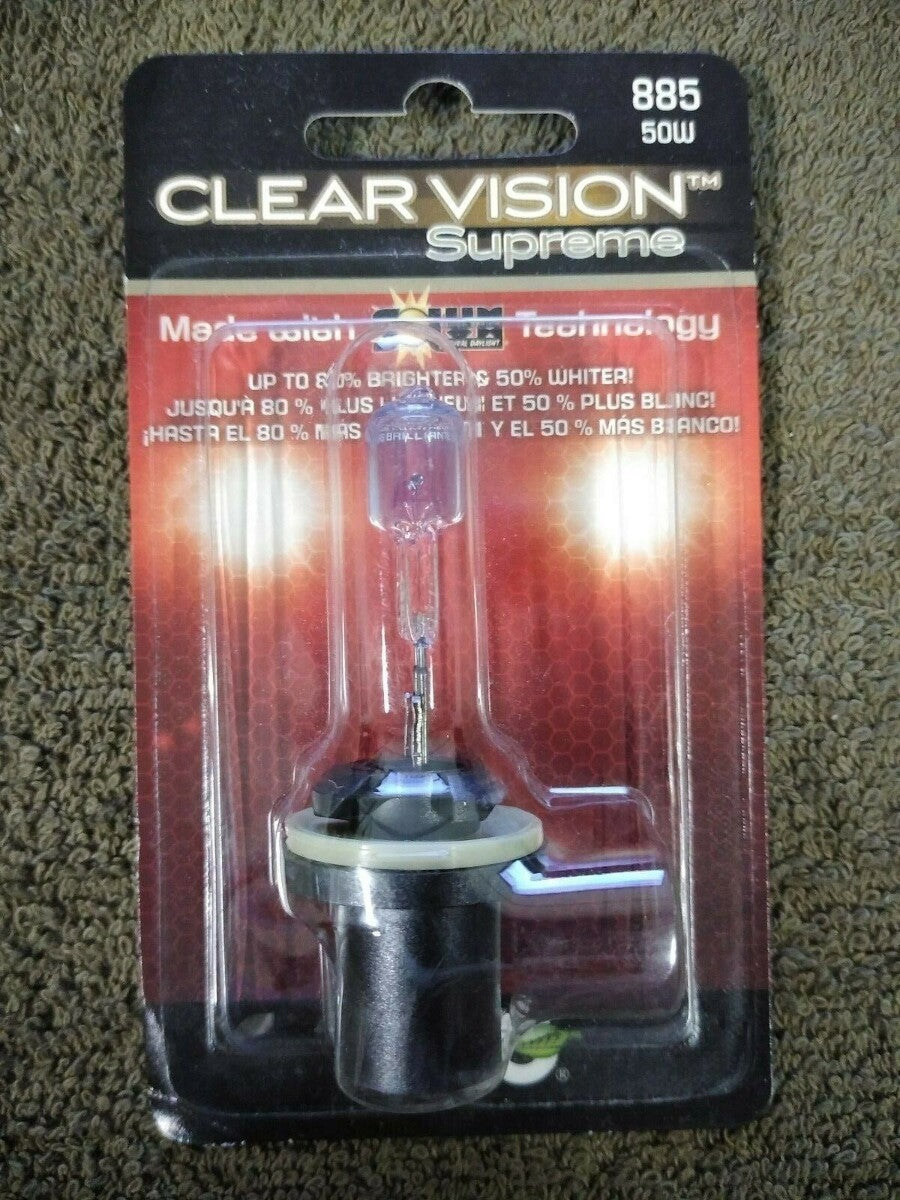 NEW Clear Vision Supreme Bulb 885 / 50Watts / 12.8 Volt