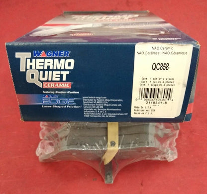 New Wagner Thermo Quiet Ceramic Brake Pads QC858 / 2118341-B