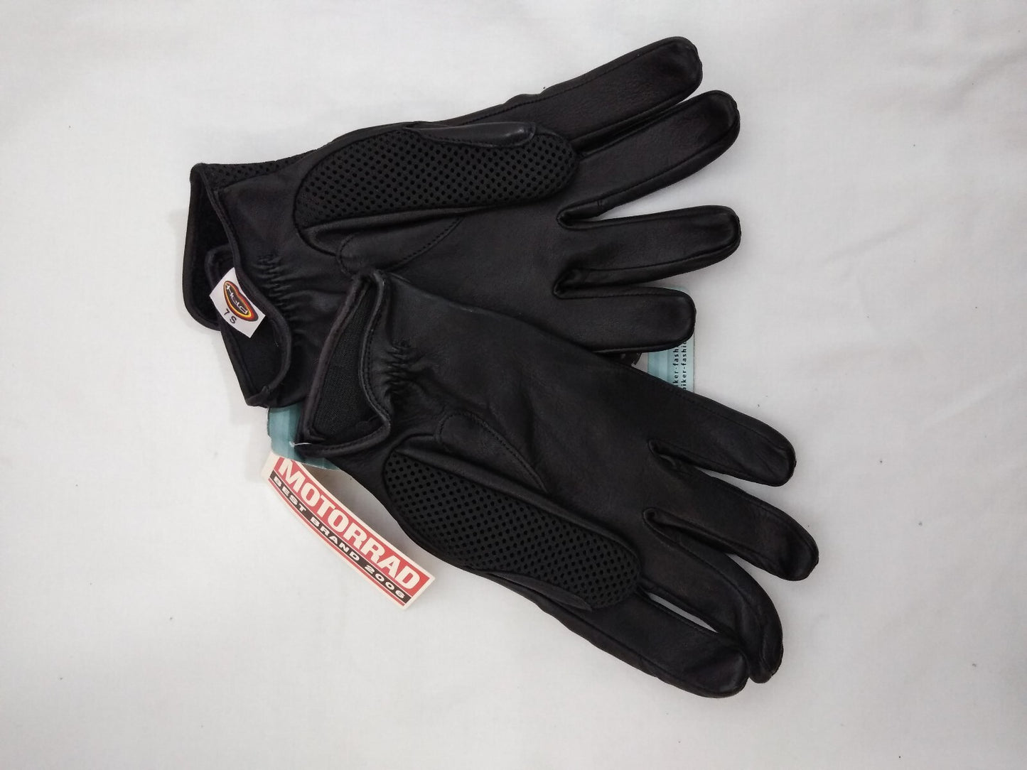 New HELD Gloves / Air 2112 / Black / Leather and Mesh / Motorrad / Size: 7S