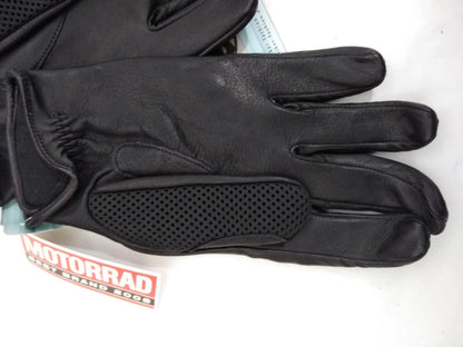 New HELD Gloves / Air 2112 / Black / Leather and Mesh / Motorrad / Size: 7S