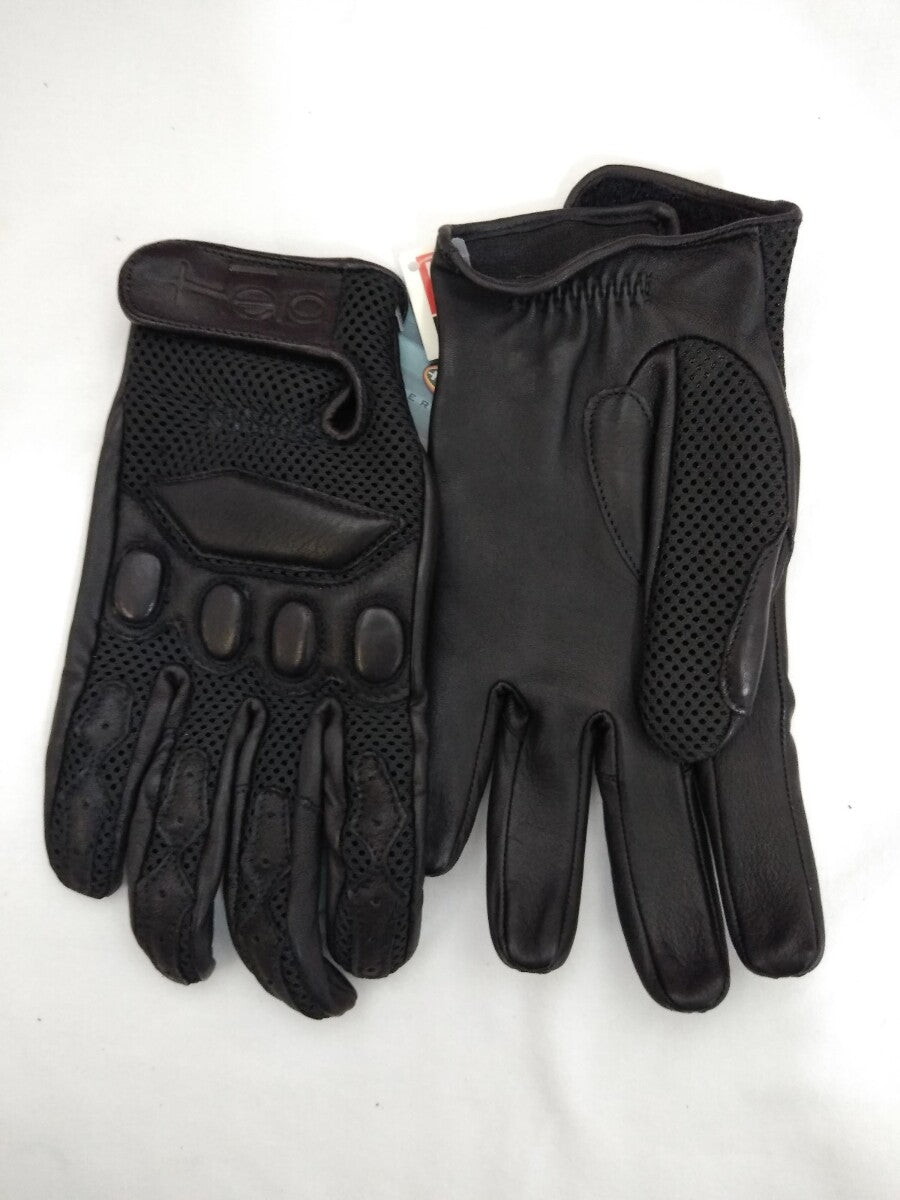 New HELD Gloves / Air 2112 / Black / Leather and Mesh / Motorrad / Size: 7S