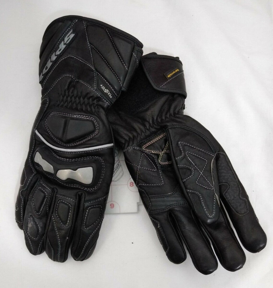 New Keramide Motorcycle Glove Insert /Spidi /H20 OUT / Nero A83 / Black /M
