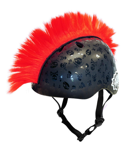 NEW Motorcycle Helmet Mohawk / Hairy-Rs / Red / 12-8988