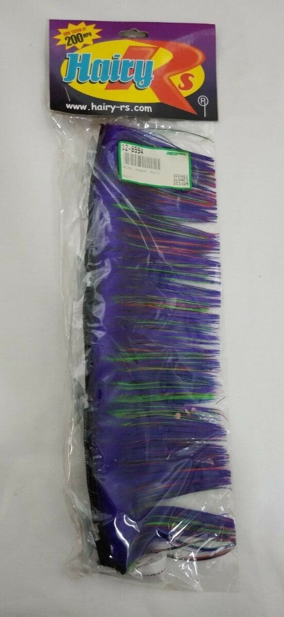 NEW Motorcycle Helmet Mohawk / Hairy-Rs / Purple Red Green Blue / 12-8994