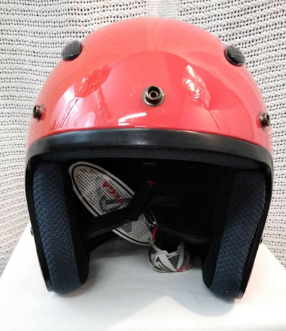 NEW Vega X-280 Motorcycle Open Face Helmet 8000-045 / RED / Size: M NoVisor