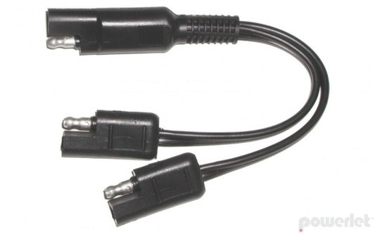 NEW Powerlet SAE Y Cable 2 Port Cable PAC-023