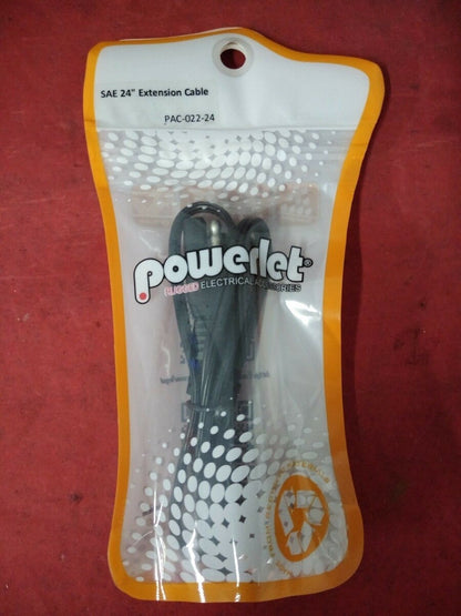 NEW Powerlet SAE 24" Extension Cable PAC-022-24