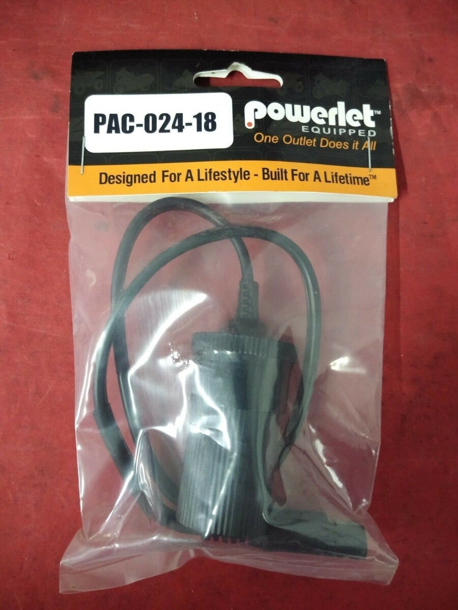 NEW Powerlet 12v Outlet to SAE Tender Adapter PAC-024-18