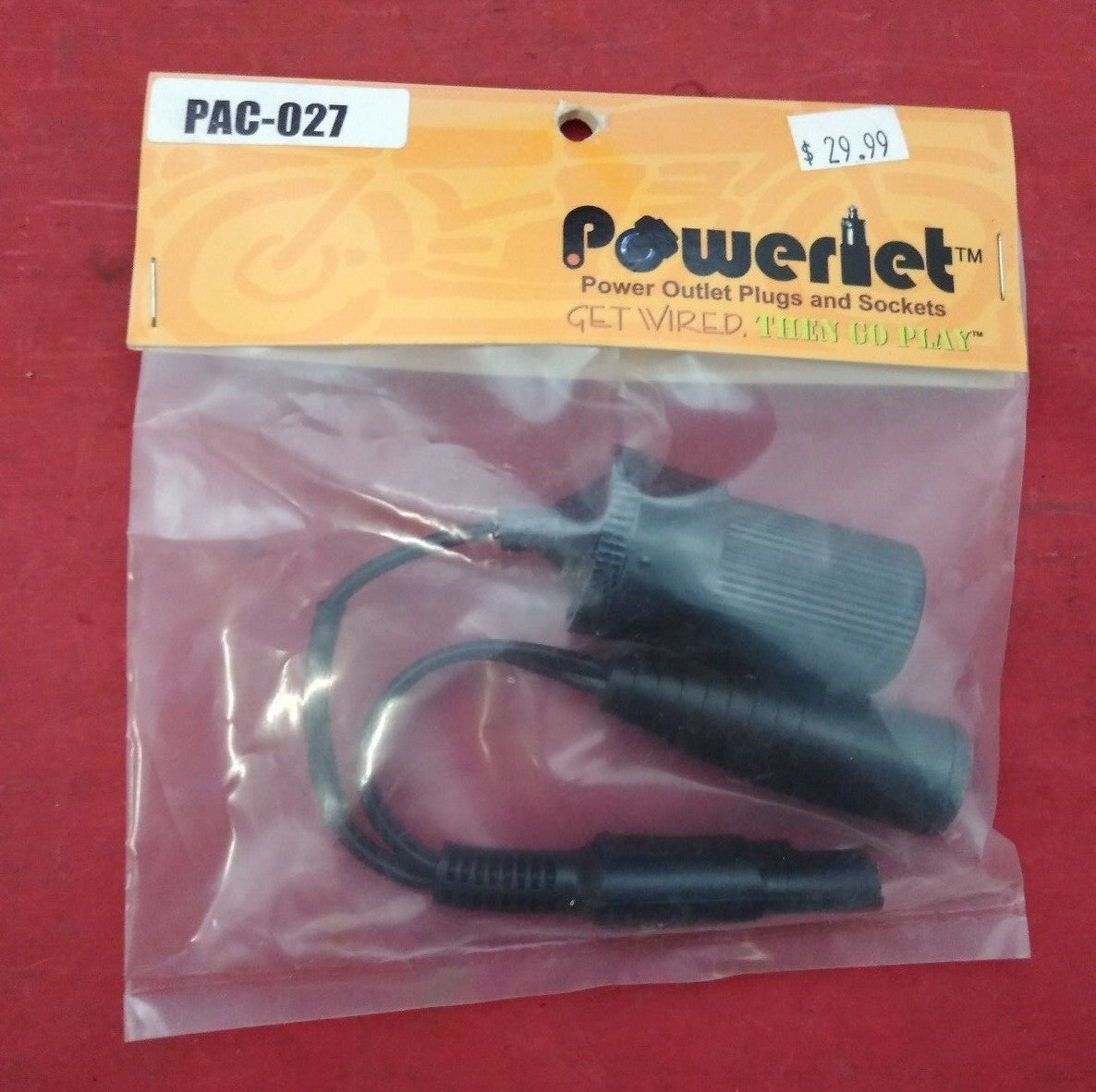 NEW SAE Y-Cable to Cigarette Socket and Powerlet Socket PAC-027