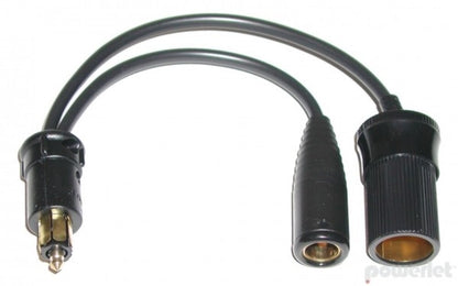 NEW Powerlet Straight to Cigarette & Powerlet Socket Y Cable PAC-029