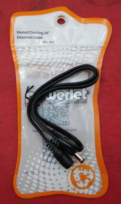 NEW Powerlet Heated Clothing 24" Extension Cable PAC-041