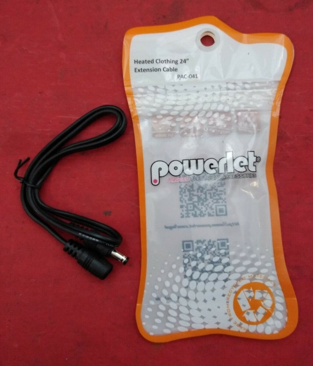 NEW Powerlet Heated Clothing 24" Extension Cable PAC-041
