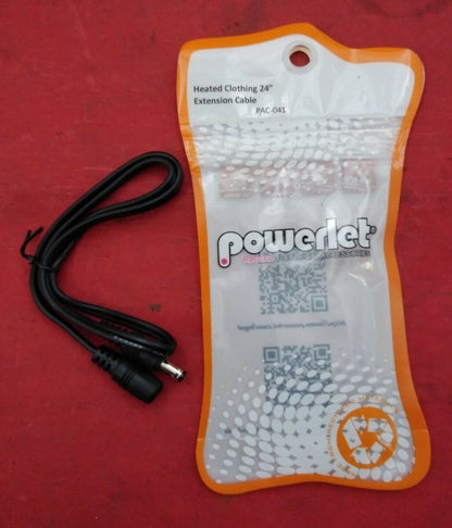 NEW Powerlet Heated Clothing 24" Extension Cable PAC-041