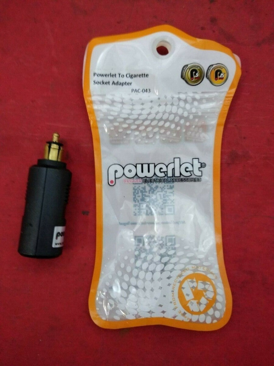 NEW Powerlet Plug to Rigid Cigarette Socket Adapter PAC-043