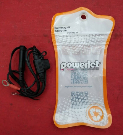 NEW Powerlet Motorcycle SAE Battery Lead Battery Harness 24" PKT-001-24