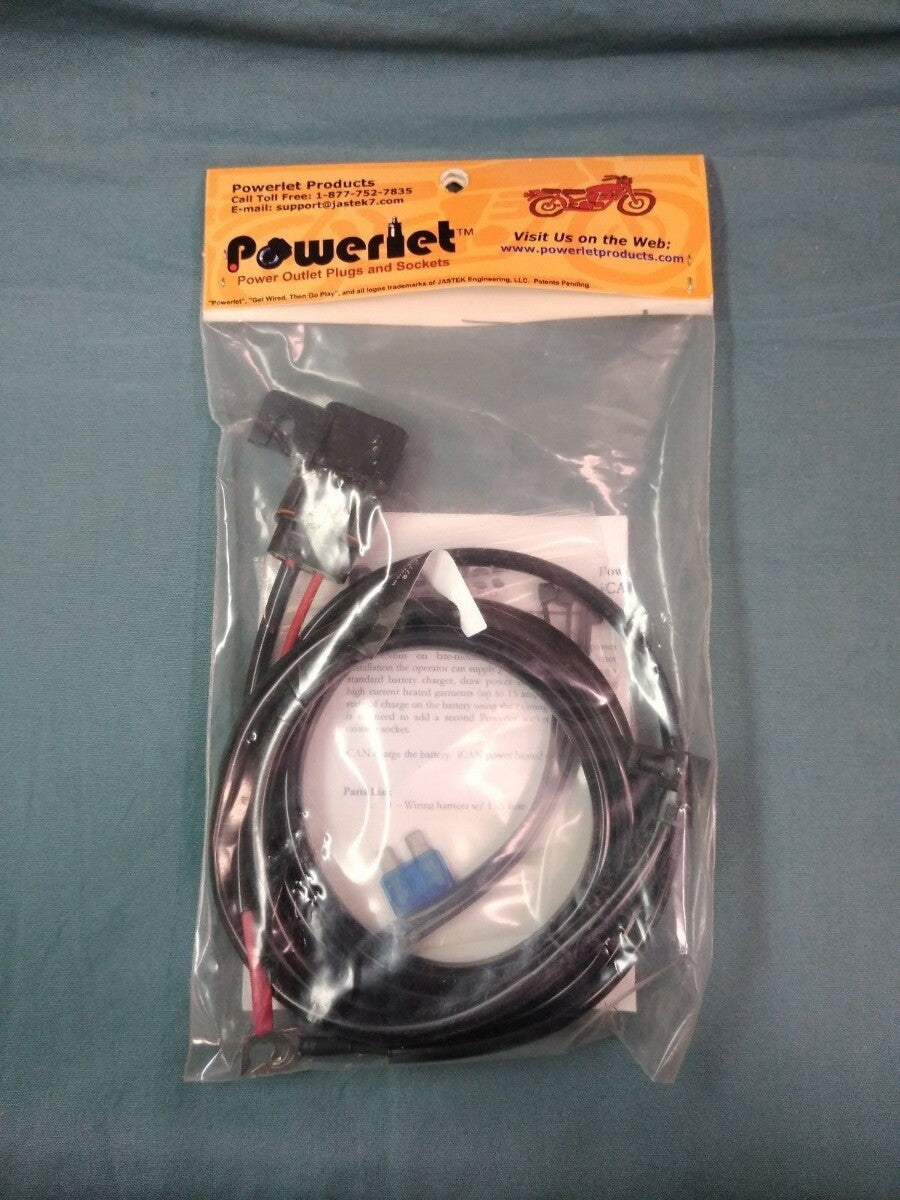 NEW Powerlet Motorcycle BMW iCAN Stock Socket Rewire Harness 48" PKT-067-48