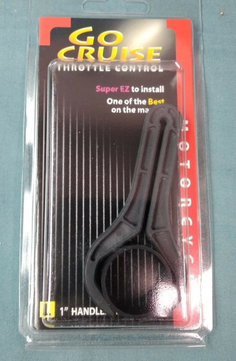 NEW Go Cruise Universal Motorcycle Throttle Control for 1" Handle Bar / L /Black
