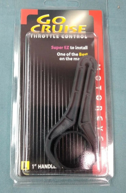 NEW Go Cruise Universal Motorcycle Throttle Control for 1" Handle Bar / L /Black