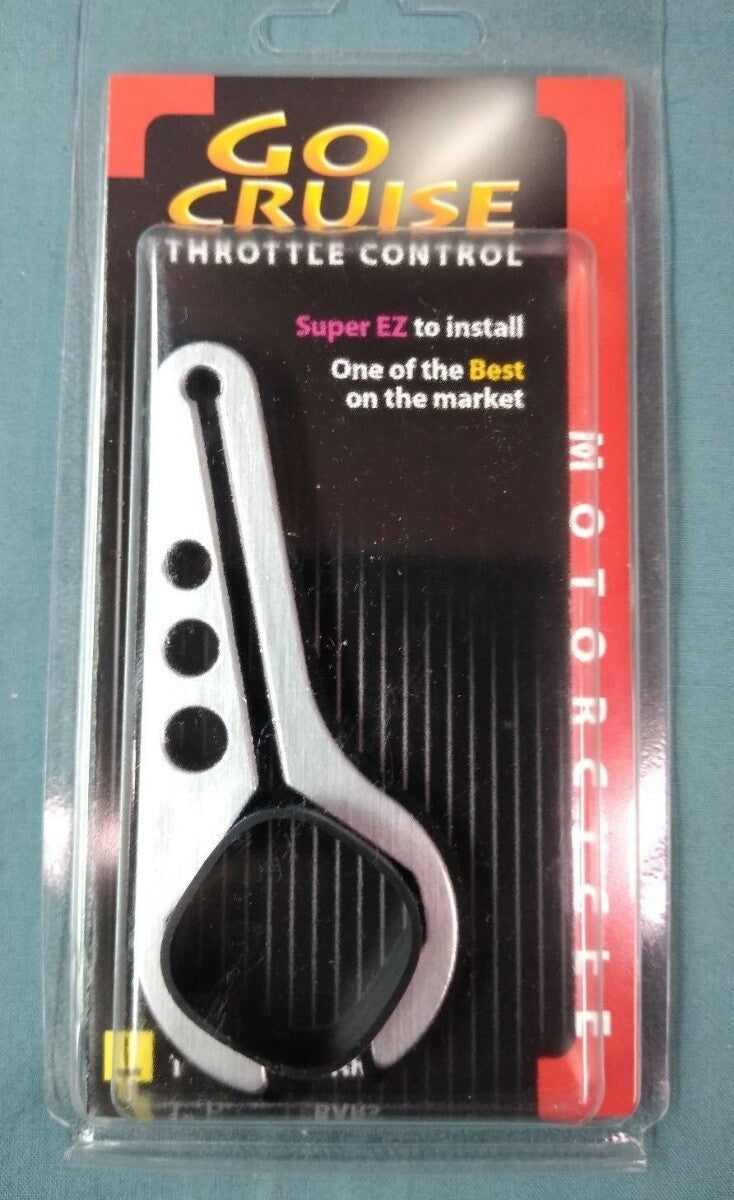 NEW Go Cruise Universal Motorcycle Throttle Control for 1" Handle Bar /L/ Chrome