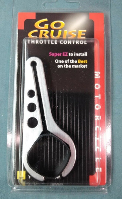 NEW Go Cruise Universal Motorcycle Throttle Control for 1" Handle Bar /L/ Chrome