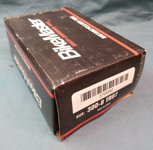 NEW BikeMaster Motorcycle Rubber Tubes 300-8 Valve Stem Type TR-87 / 370080