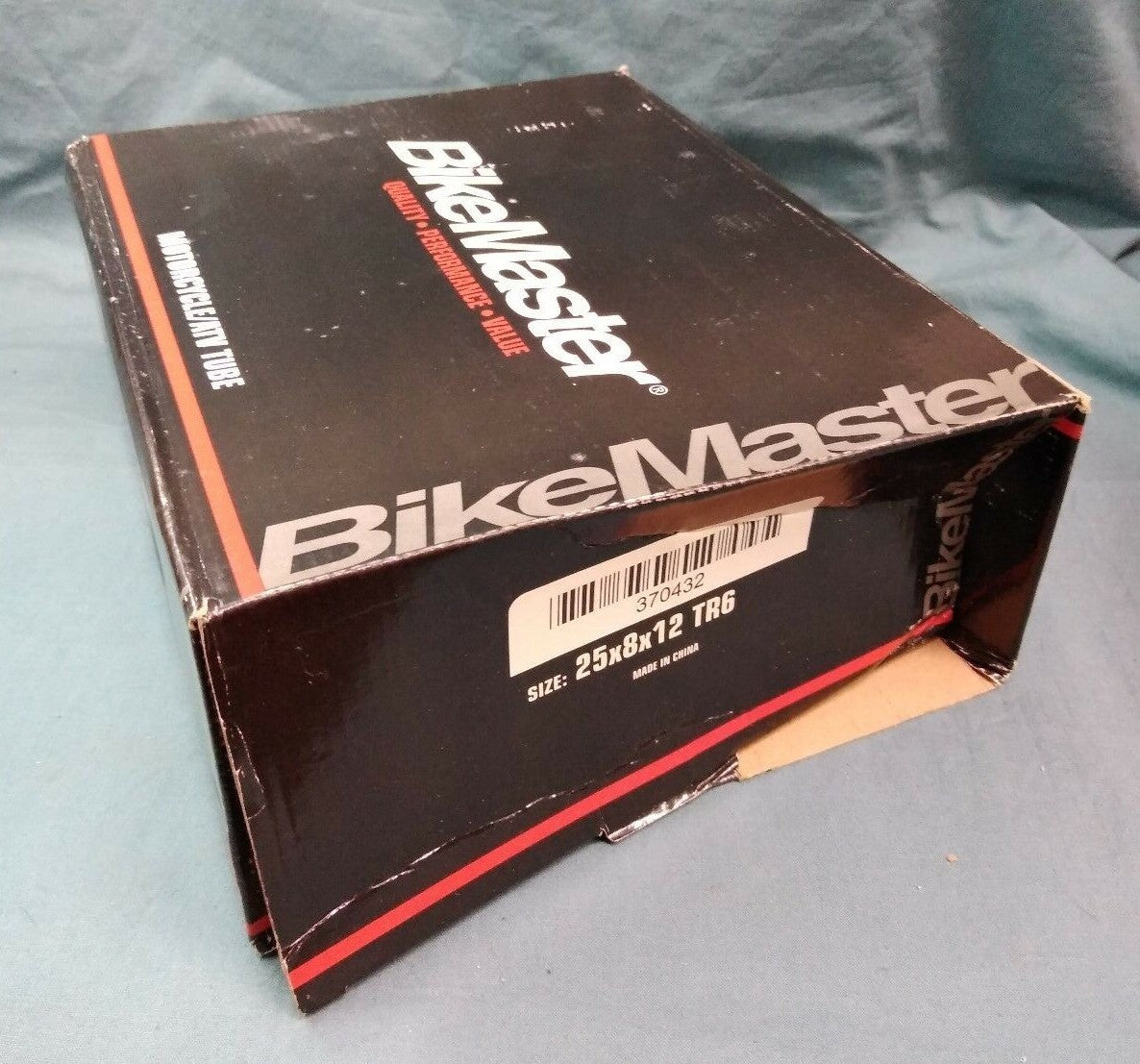 NEW BikeMaster Motorcycle ATV Tire Tube 25x8x12 TR6 / 370432