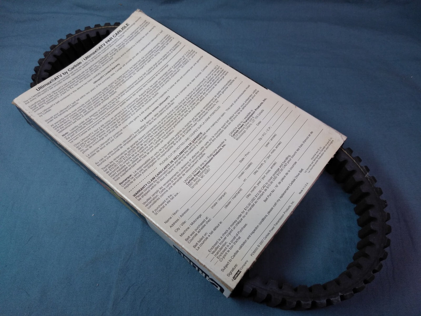 NEW Ultimax Hypermax Atv CARLISLE HYPERMAX DRIVE BELT UA416