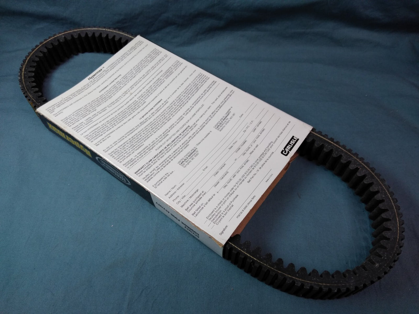 NEW Ultimax Hypermax Atv CARLISLE HYPERMAX DRIVE BELT UA424
