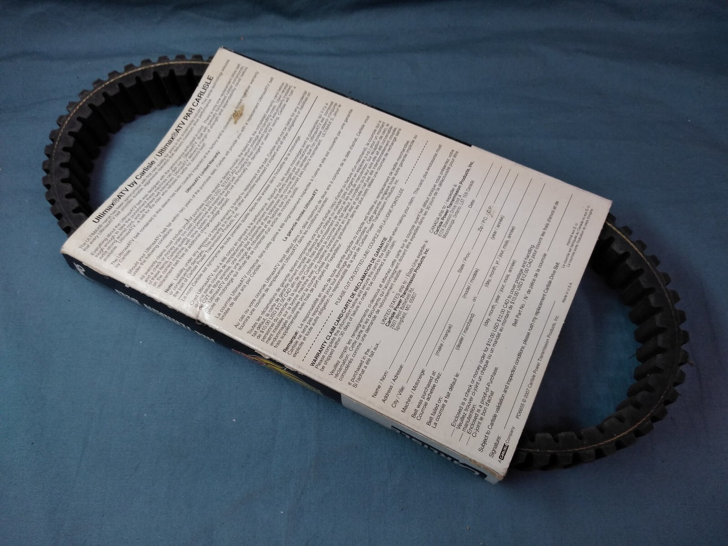 NEW Ultimax Hypermax Atv CARLISLE HYPERMAX DRIVE BELT UA417