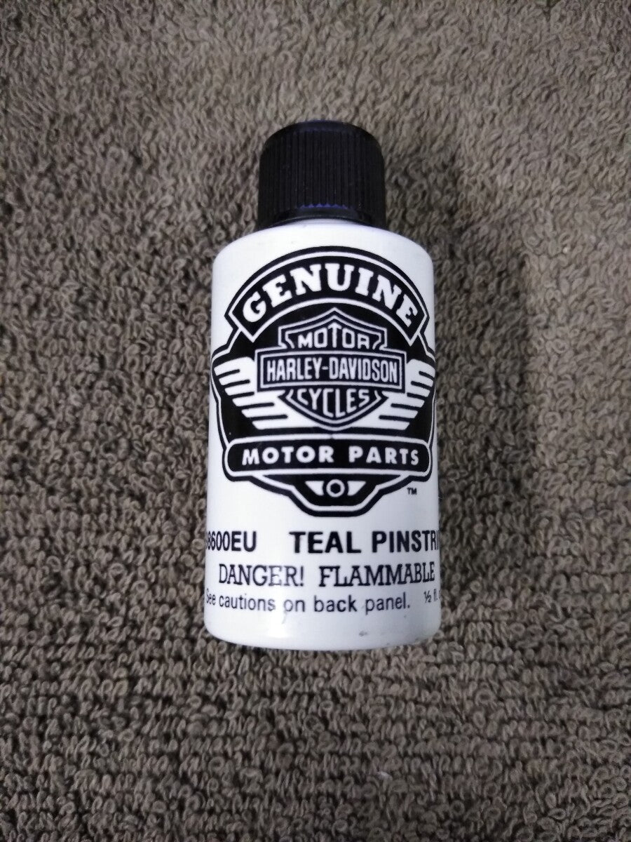 NEW Harley Davidson Touch Up Paint 1/2 fl oz. / 98600EU Teal Pinstripe