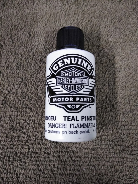 NEW Harley Davidson Touch Up Paint 1/2 fl oz. / 98600EU Teal Pinstripe