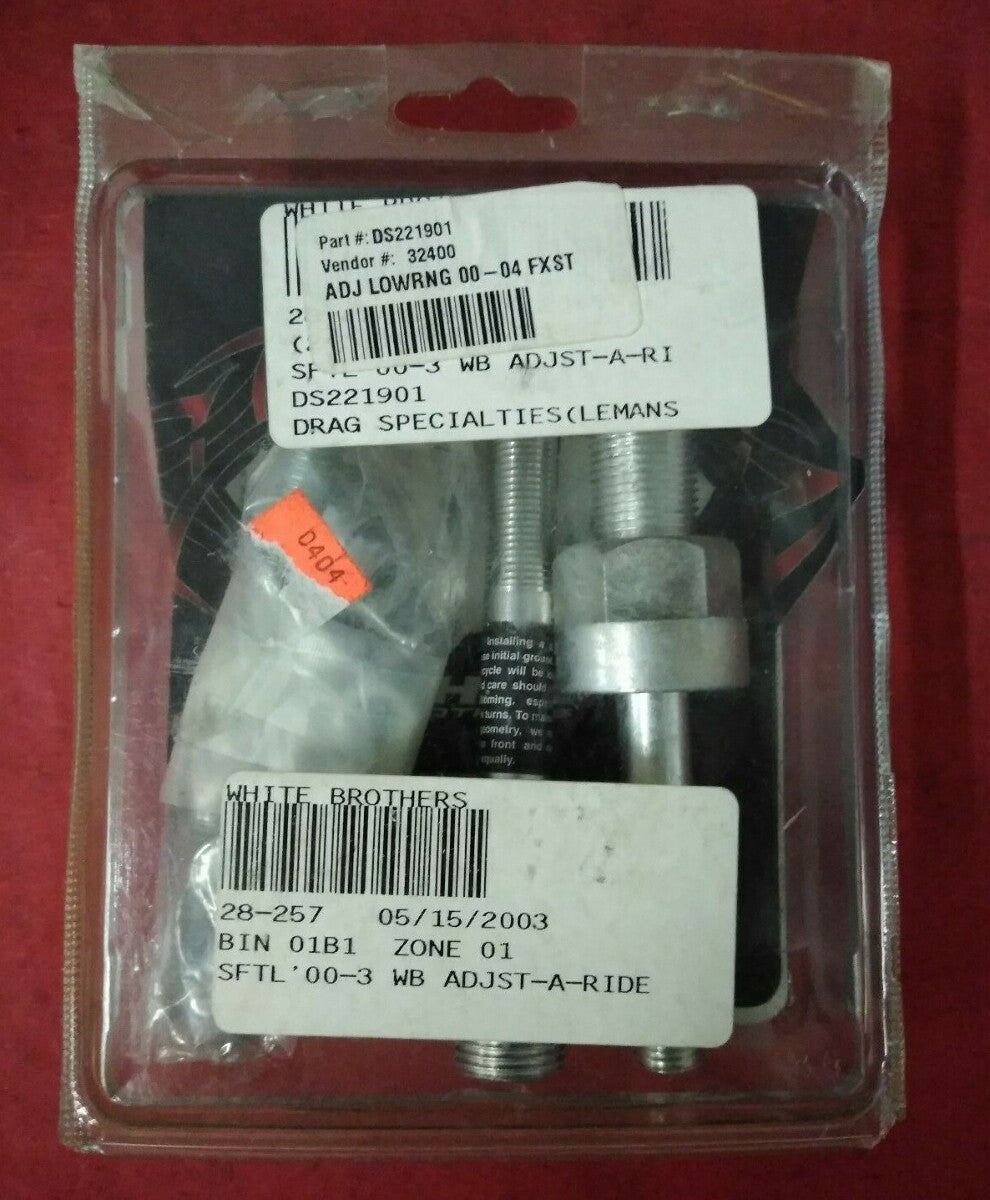 NEW White Brothers Rear Adjustable Lowering Kit Harley Davidson DS221901