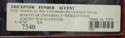 NEW Kuryakyn Triceptor Fender Accent 1421-000 Victory / Honda / SUZUKI / Yamaha