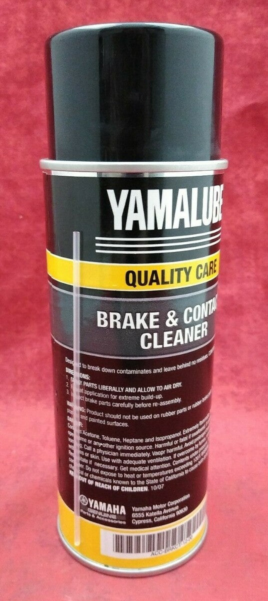 NEW Yamalube Quality Care Break & Contact Cleaner Spray 12oz. ACC-BRKCT-12-00