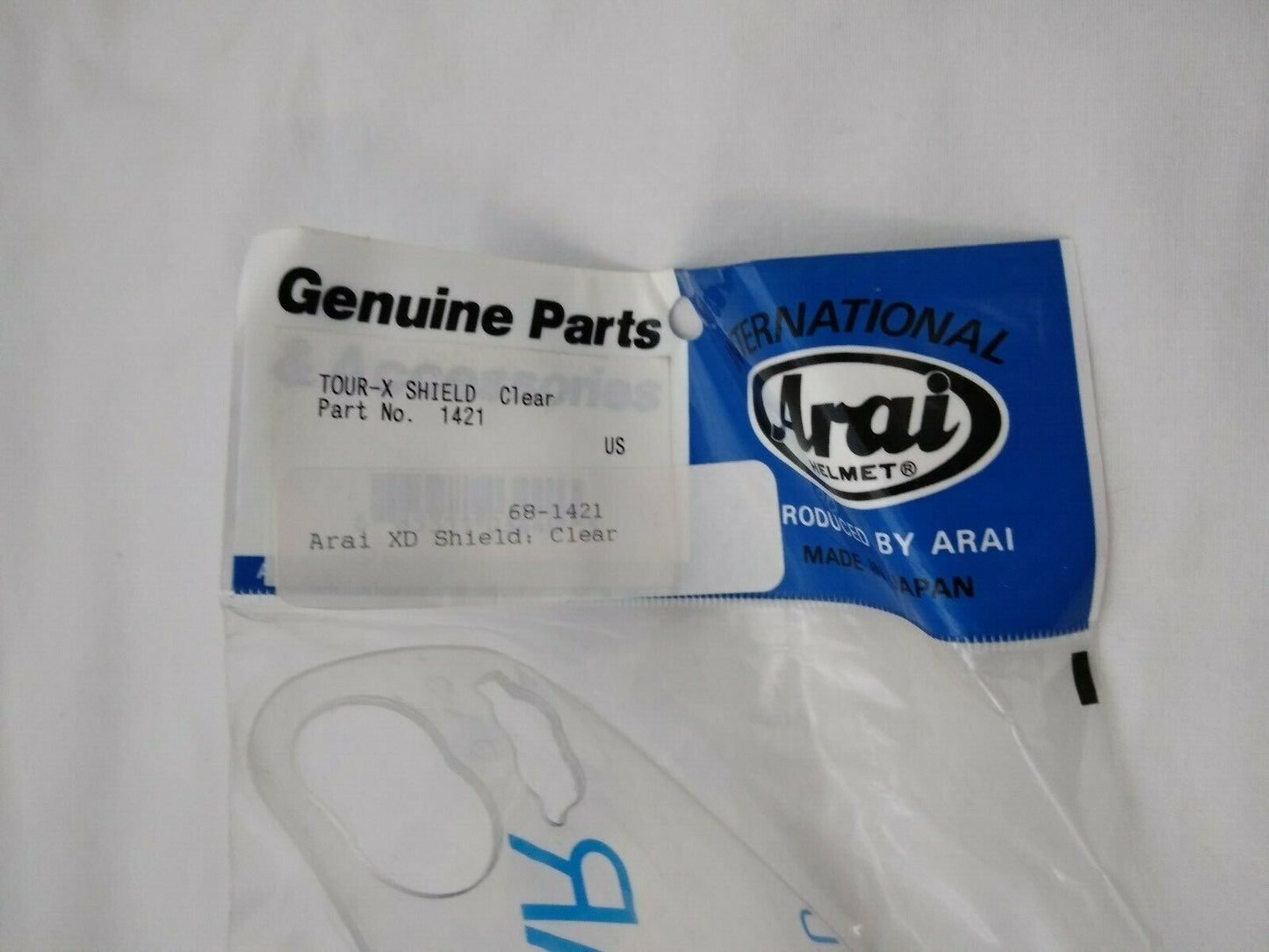 New ARAI Tour-X Shield Clear / Face Shield / Visor / 1421 / 68-1421