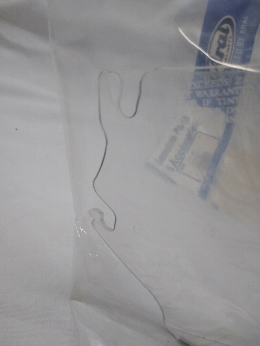 New ARAI Super AdSis ZR-Type Shield Visor / Arm Set / Base Plate / CLEAR / 1565