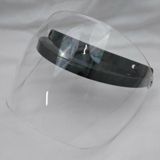 New ECHO 3 Snap Half Helmet Face Shield Visor / Hard Coated Clear / 02-205
