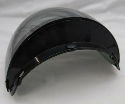 New ECHO 3 Snap Half Helmet Face Shield Visor / Hard Coated Mirrored Smoke