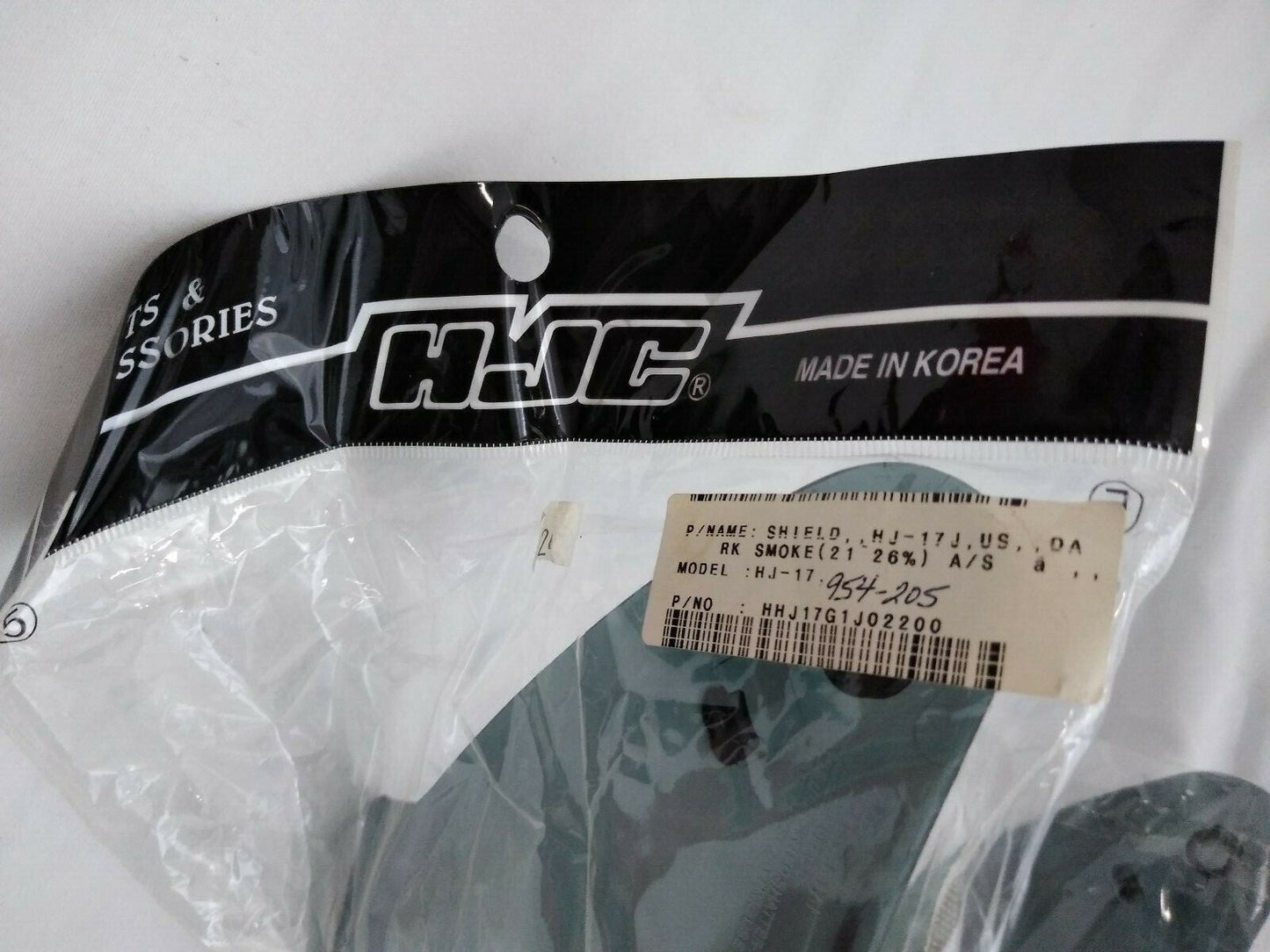 New HJC Face Shield Visor / Anti-Scratch / Smoke / HJ-17J / HHJ17G1J02200