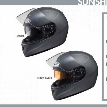 NEW HJC Helmet Sun Visor / Amber / HEA16H7011100 / HJ-V5 / High Definition