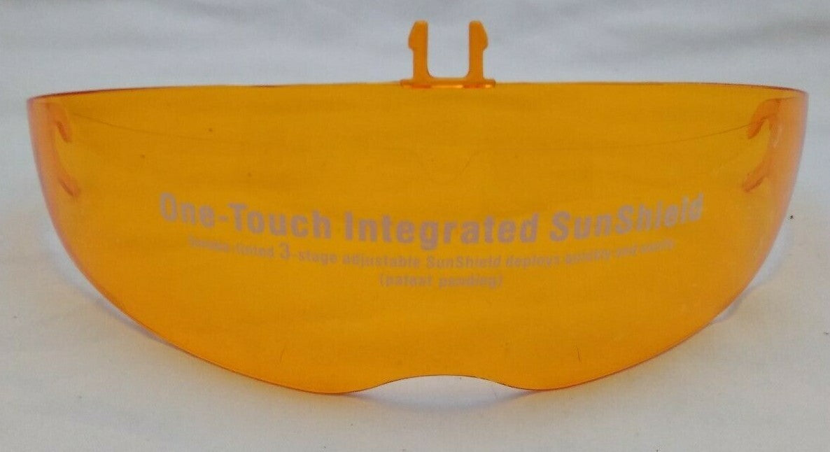 NEW HJC Helmet Sun Visor / Amber / HEA16H7011100 / HJ-V5 / High Definition