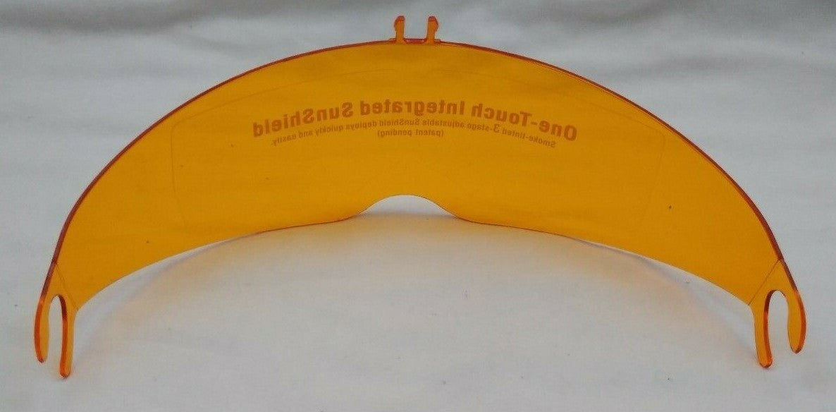 NEW HJC Helmet Sun Visor / Amber / HEA16H7011100 / HJ-V5 / High Definition