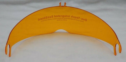 NEW HJC Helmet Sun Visor / Amber / HEA16H7011100 / HJ-V5 / High Definition